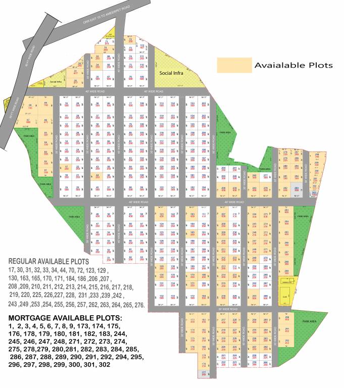  henley woods Layout Plan
