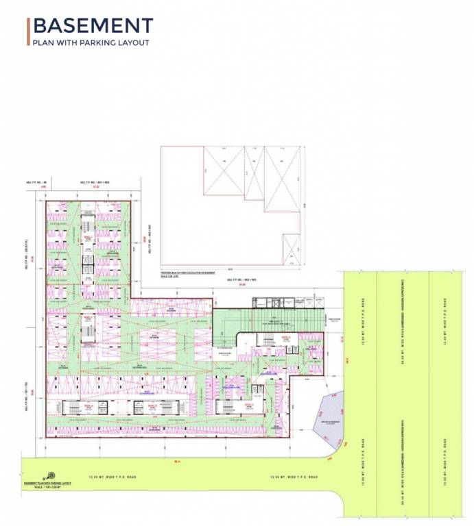  skyline A To F Basement Cluster Plan