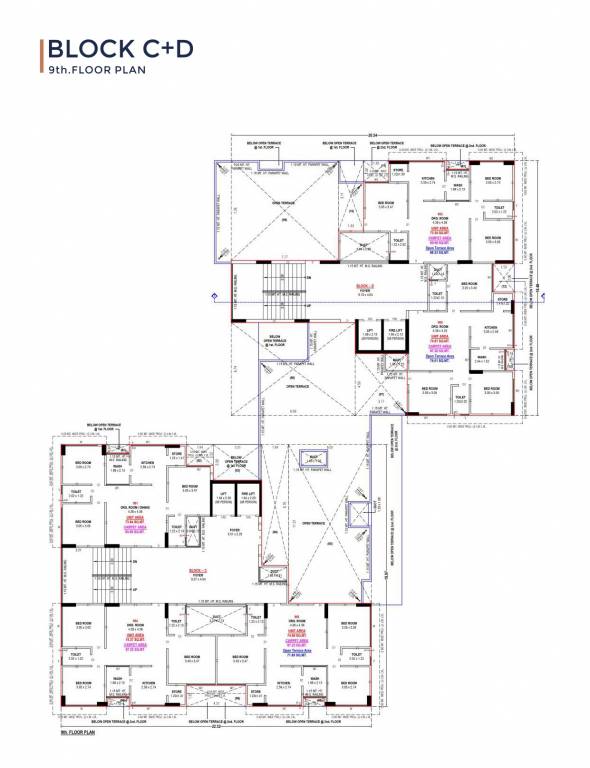  skyline C, D Cluster Plan For 9th Floor