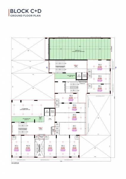  skyline C, D Cluster Plan For Ground Floor