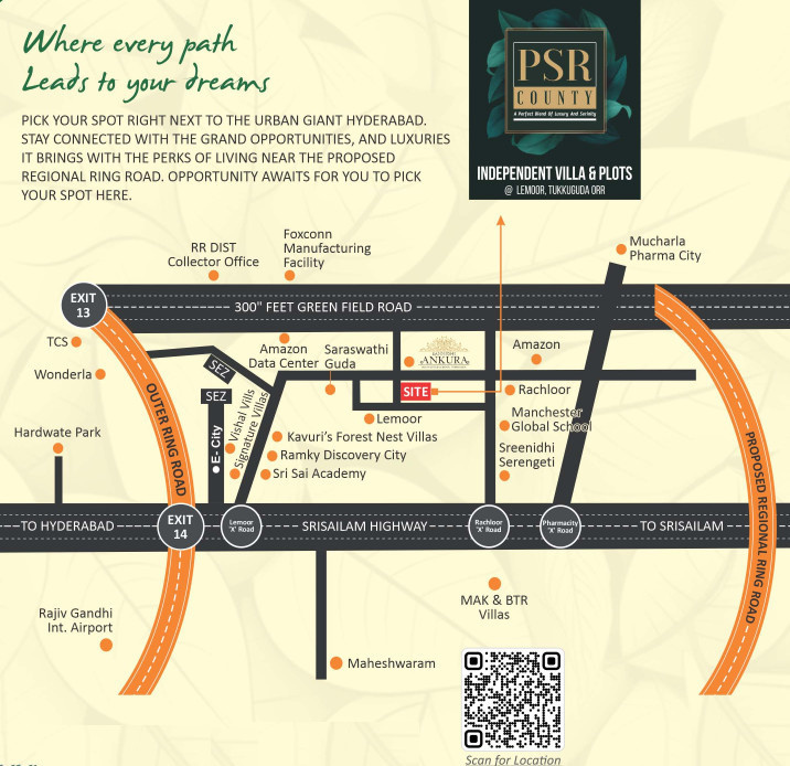  psr county Location Plan