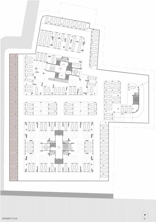  oeuvre iconic A, B Basement 3 Cluster Plan