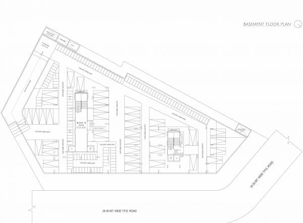 madhav-heights A + B Basement Cluster Plan