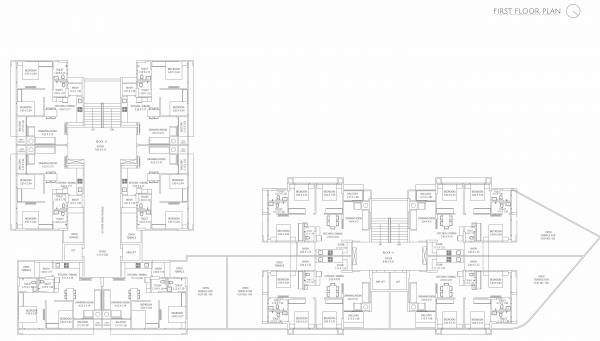  madhav-heights A + B Cluster Plan For 1st Floor