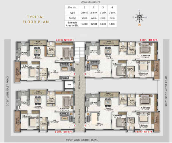  ss-zenith SS Zenith Cluster Plan for typical floor