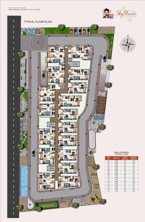  sky blossom Sky Blossom Cluster Plan