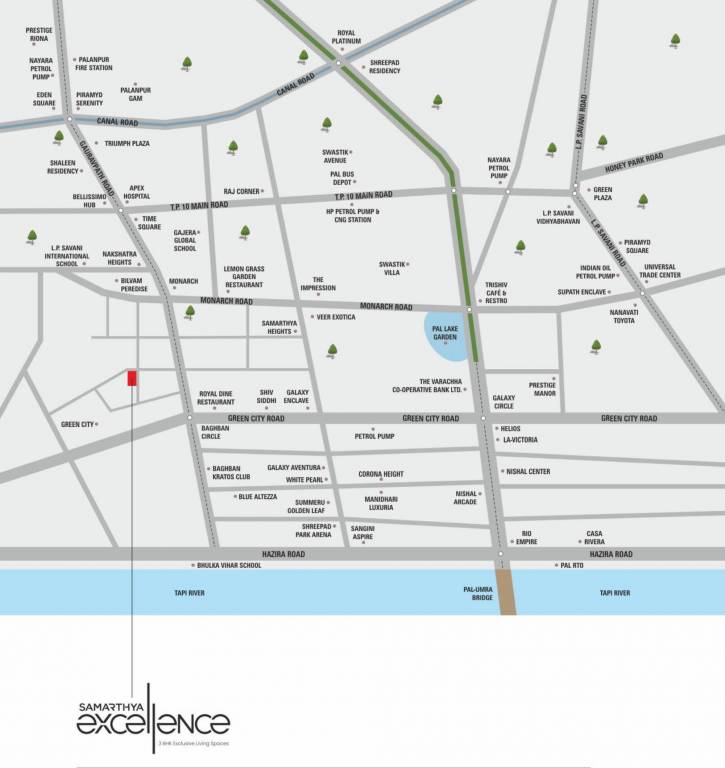 excellence Location Plan