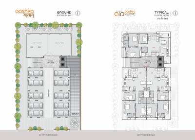  aatman Aashka Aatman Cluster Plan from ground to 7th Floor