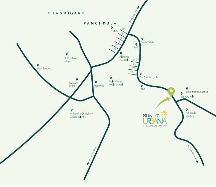  urbana green city Location Plan