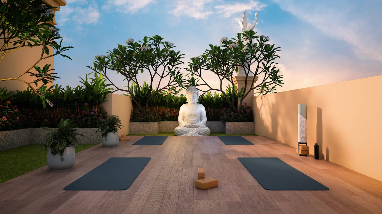  galaxy Yoga/ Meditation Area