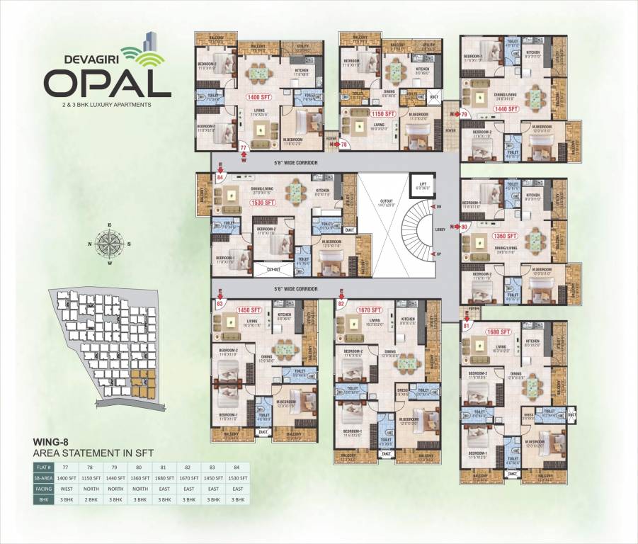  opal Block A Cluster Plan