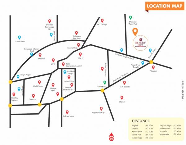  gulmohar-villas-i Location Plan