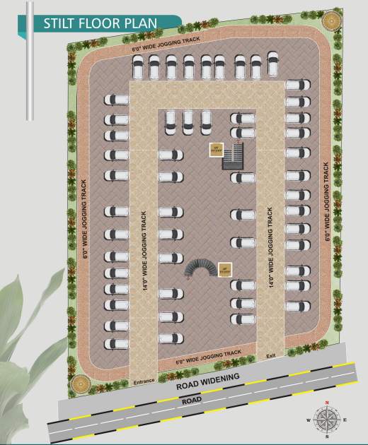  nisarga residency Nisarga Residency Cluster Plan