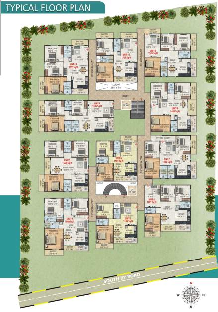  nisarga residency Nisarga Residency Cluster Plan