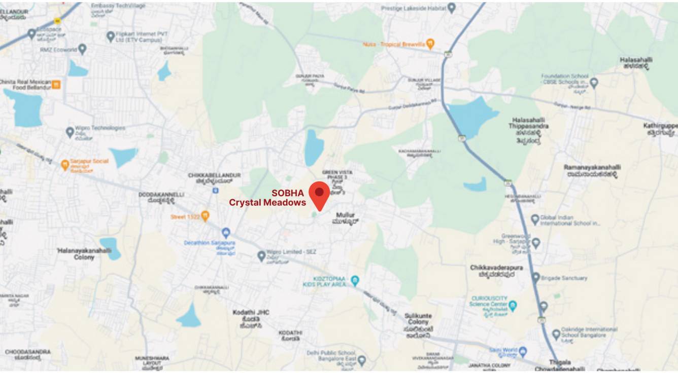  crystal meadows phase 4 wing 23 to 28 Location Plan