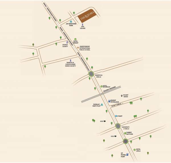  the-luxuria Location Plan
