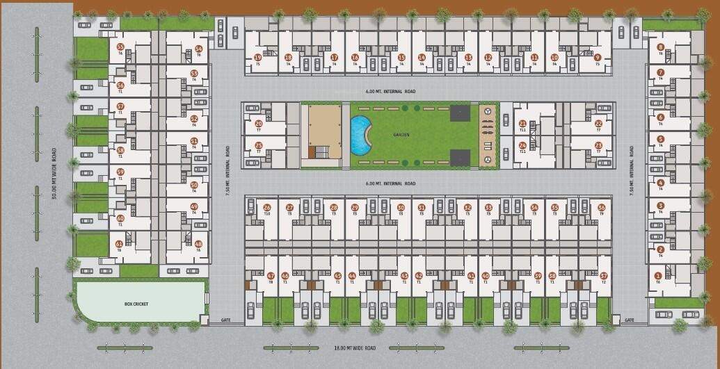  the luxuria Master Plan