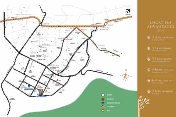  the-estate-residences Location Plan