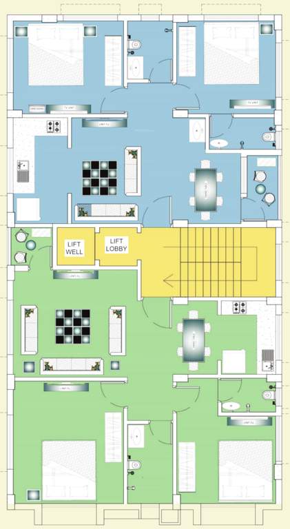  mainak co operative housing society Mainak Co Operative Housing Society Cluster Plan For Typical Floor Plan