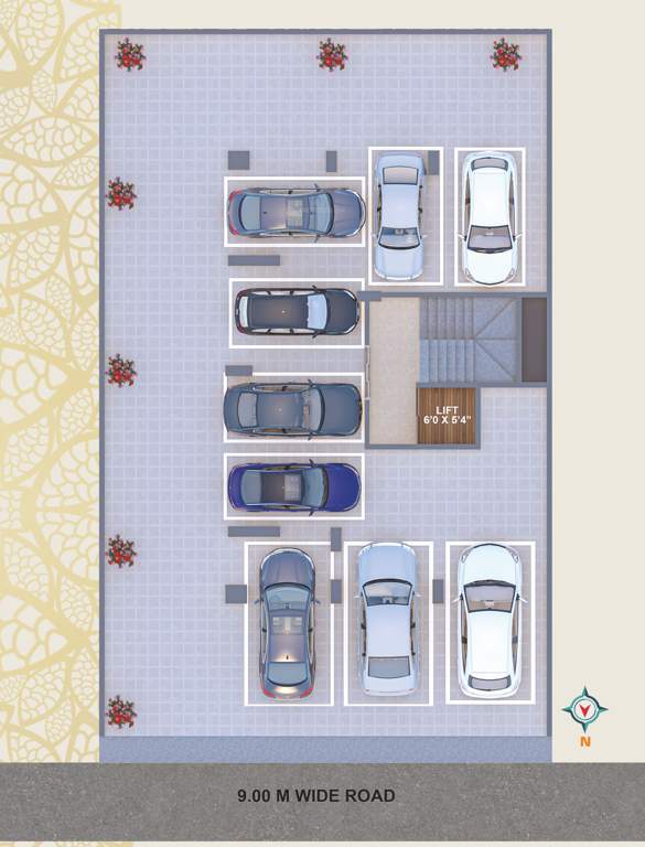  anant niwas Anant Niwas Stilt Floor Cluster Plan