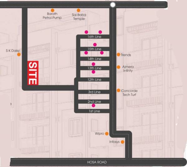  priya-avenue-apartment Location Plan