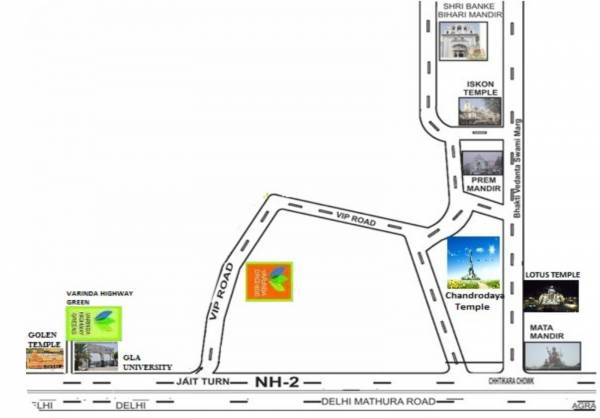 Location Plan varinda-highway-greens Location Plan
