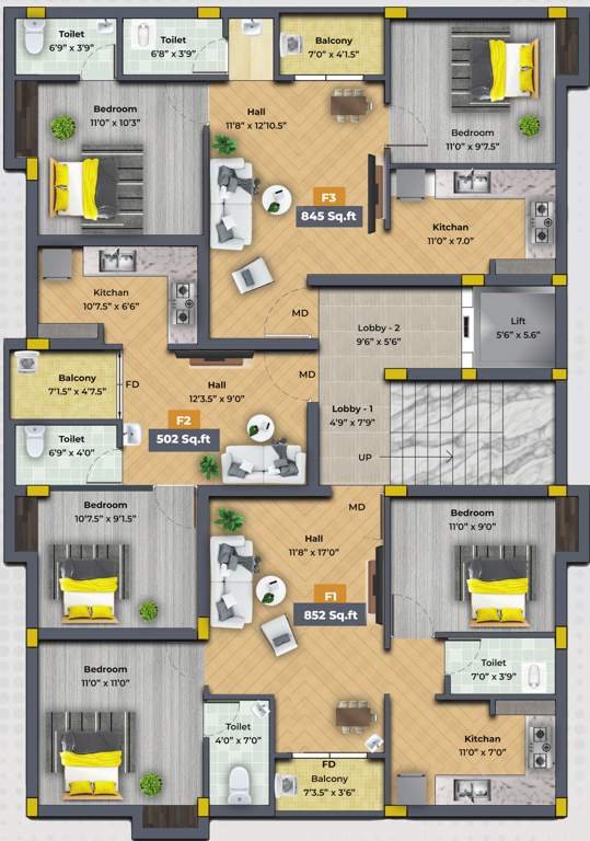  sai white berry Sai White Berry Cluster Plan For 1st Floor