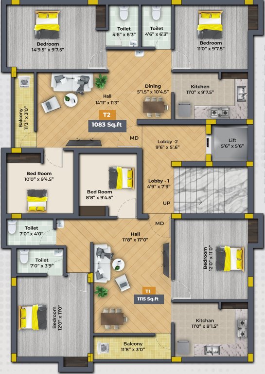  sai white berry Sai White Berry Cluster Plan For 3rd Floor