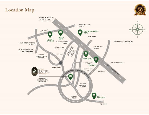  adiithya-by-the-beautiful-lake Location Plan