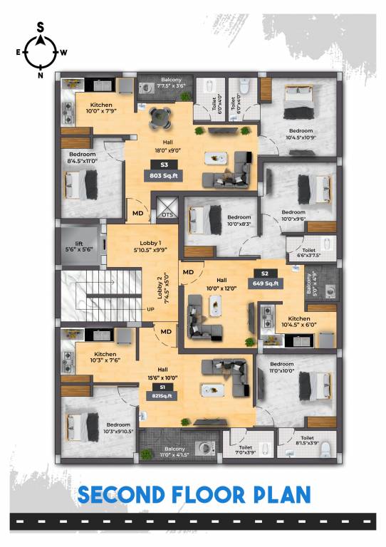  sai supernova Sai Supernova Cluster Plan for 2nd Floor