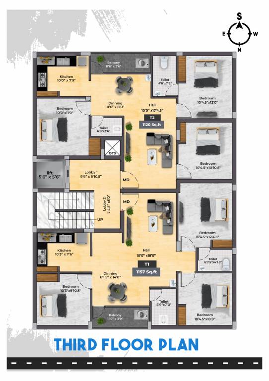  sai supernova Sai Supernova Cluster Plan for 3rd Floor