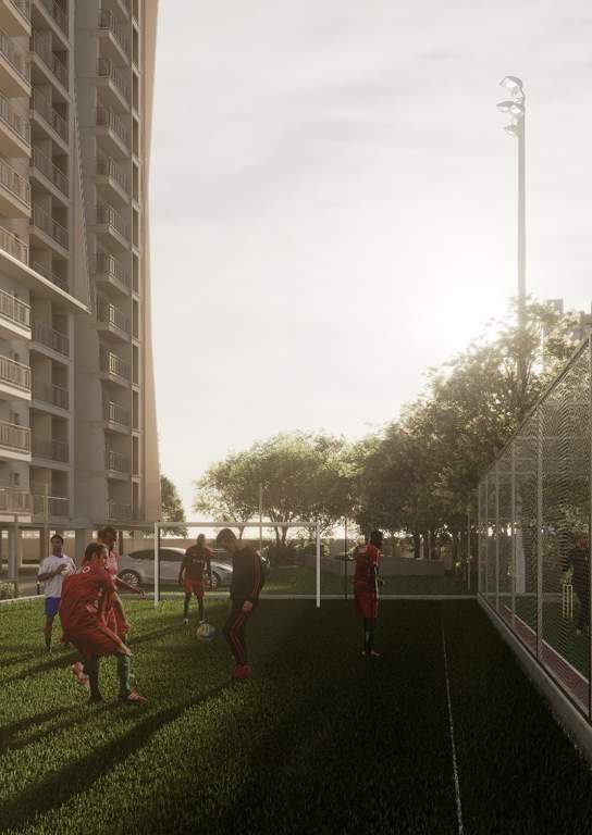 the courtyard Football Field