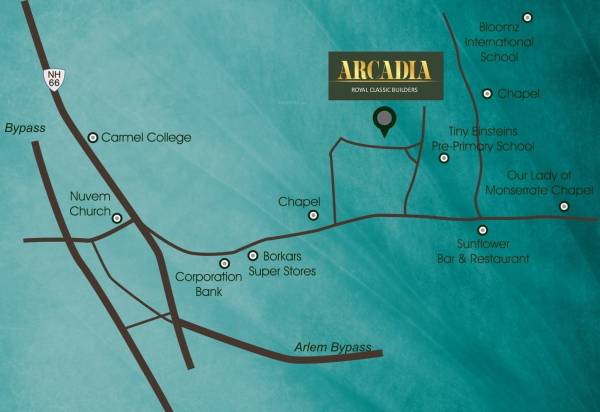  arcadia Location Plan