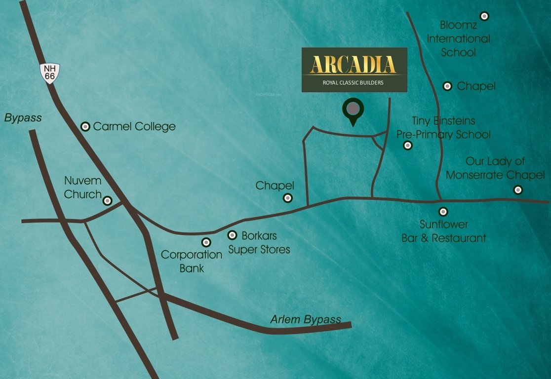  arcadia Location Plan