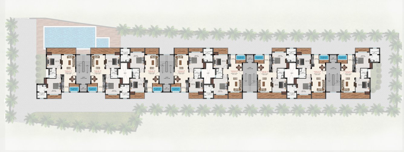  eleva suites Cluster Plan