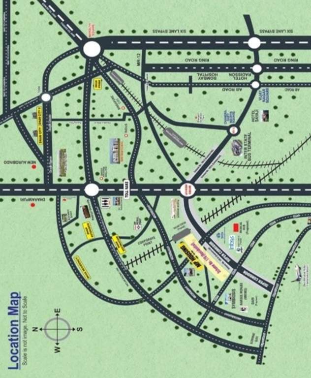  dhan city 2 Location Plan