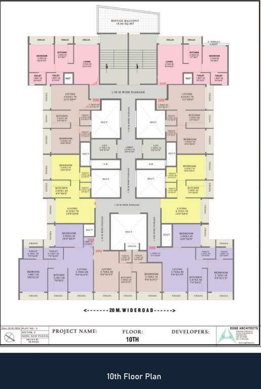 midori Ananta Realty Cluster Plan For 10th Floor