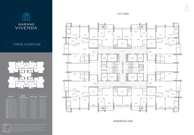 Bldg No 1 Wing D Cluster Plan for Typical Floor narang-vivenda Bldg No 1 Wing D Cluster Plan for Typical Floor