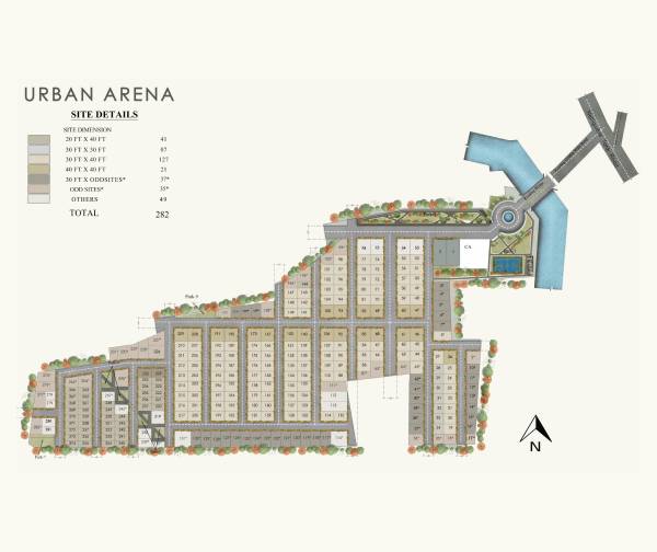  urban-arena Layout Plan