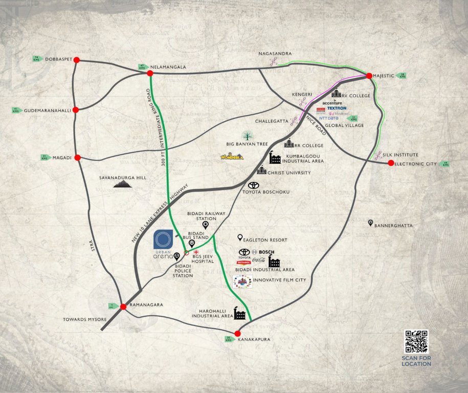  urban arena Location Plan