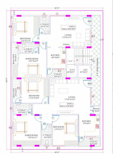  arka-breeze Block B Cluster Plan from 1st to 5th Floor