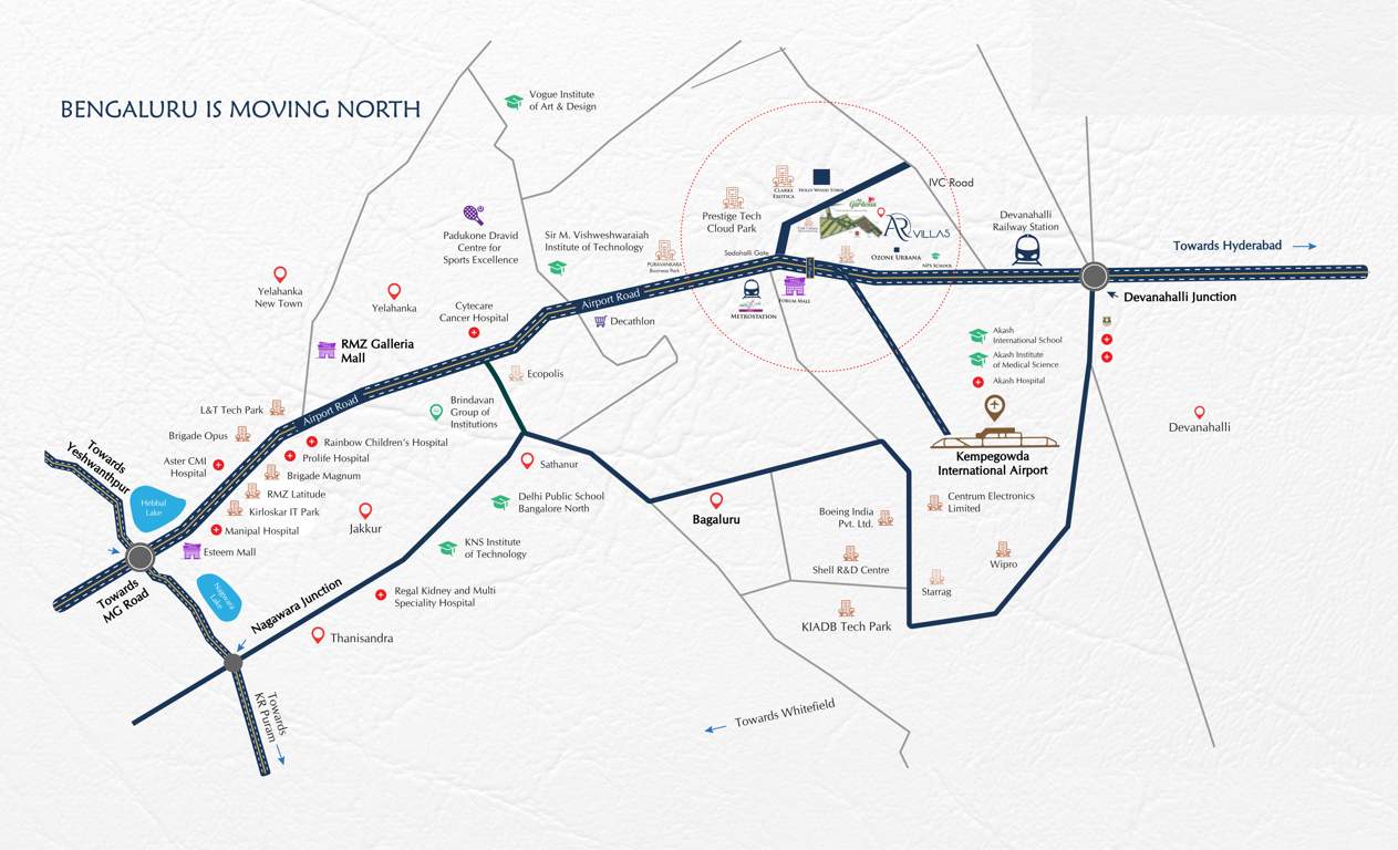  ar villas Location Plan
