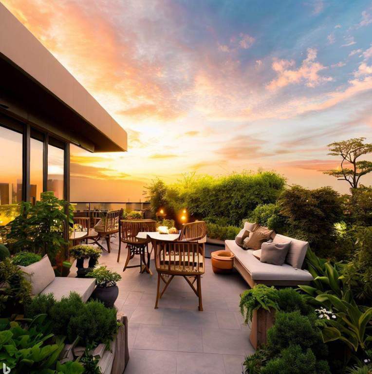  ar villas Terrace Garden