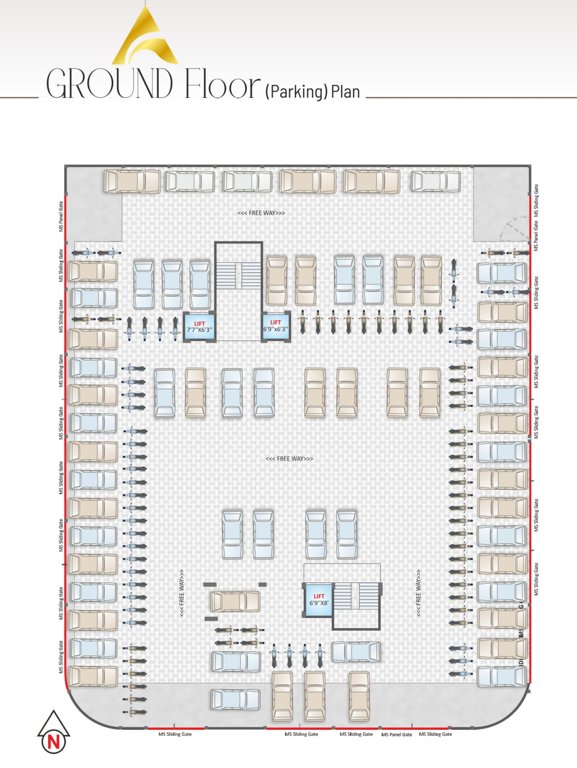  sai villa 9 Sai Villa 9 Cluster Plan for ground Floor