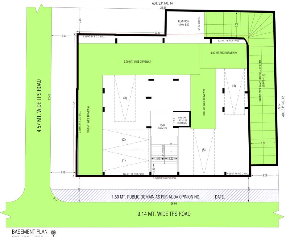  govardhan grace A Basement Cluster Plan