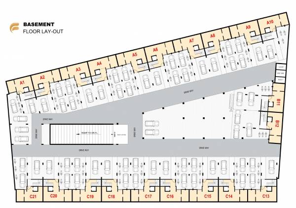  young-bungalows Basement Cluster Plan