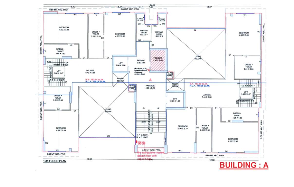  elrica A Cluster Plan For 12th Floor