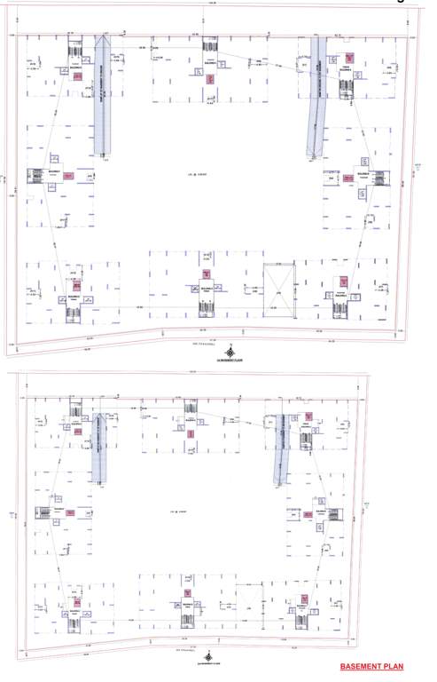  elrica A To H Basement  Cluster Plan