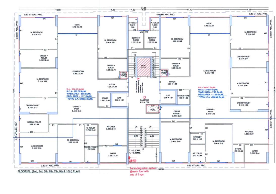  elrica D Cluster Plan For 2nd , 3rd, 5th, 6th, 7th, 8th