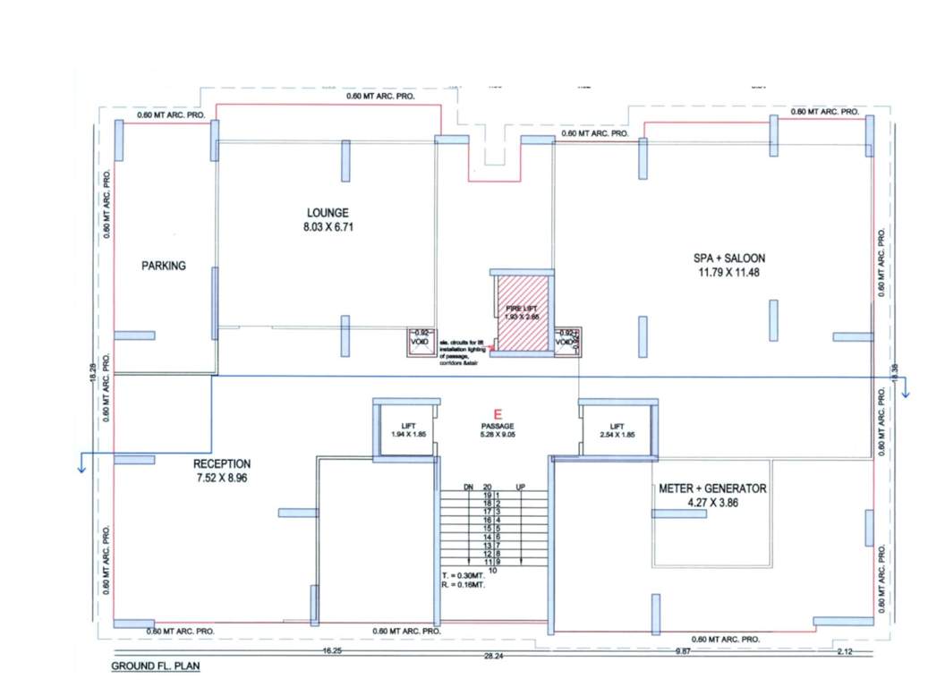  elrica E Cluster Plan For Ground Floor